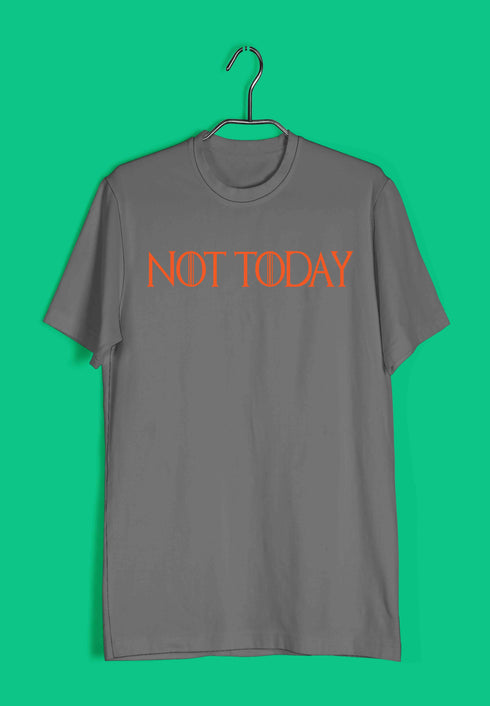 2 TV Series NOT TODAY Custom Printed Graphic Design T-Shirt for Men